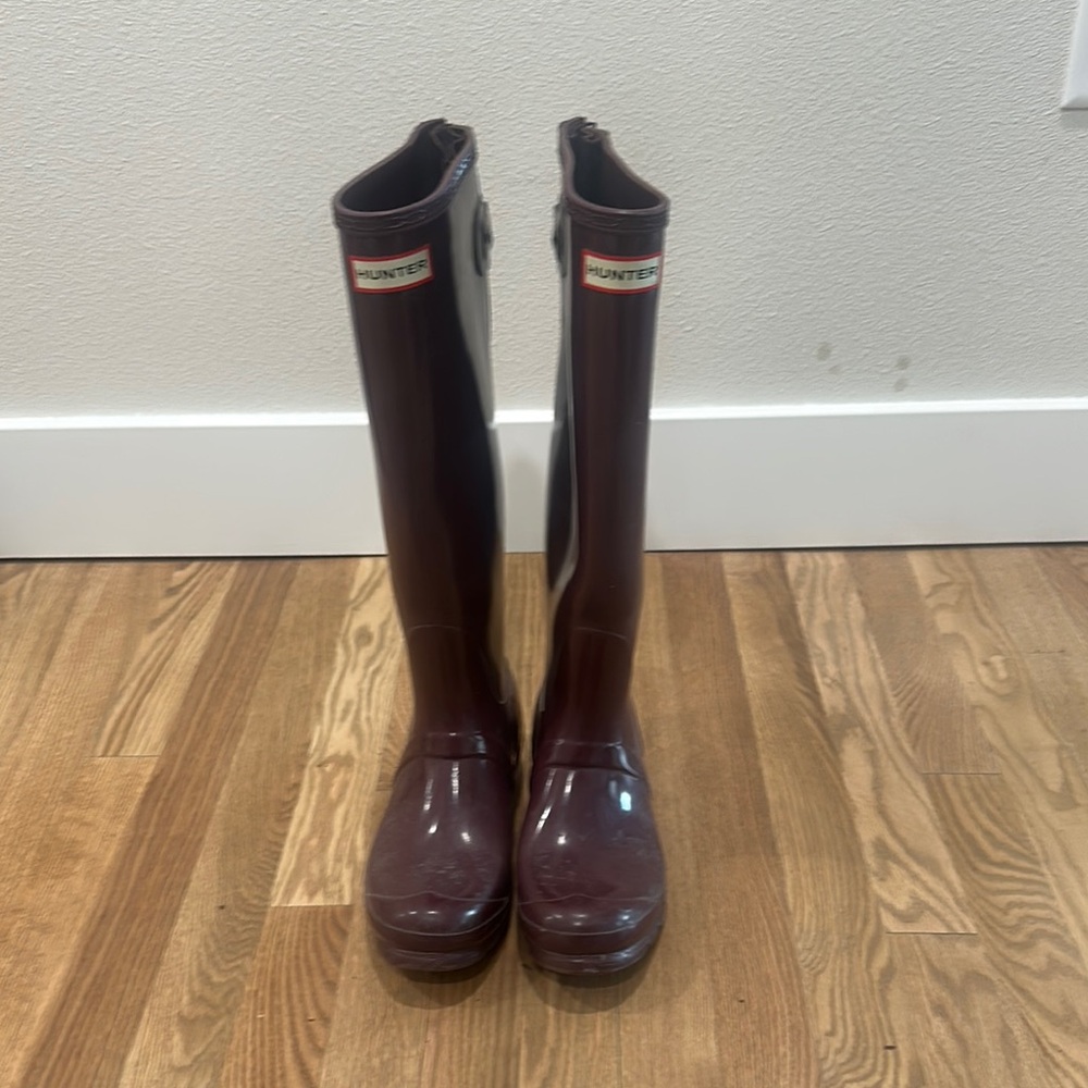 Hunter Tall Purple Rain Boots